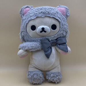 San-X Rilakkuma Korilakkuma Plush Stuffed Animal Doll Cat Costume Anime